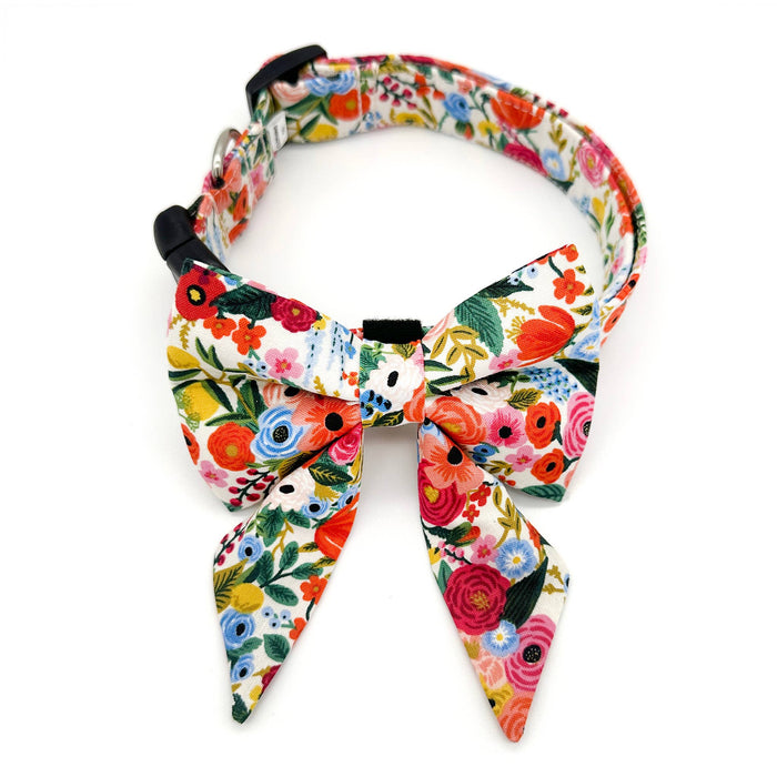 Garden Party Sailor Dog Bow : Large