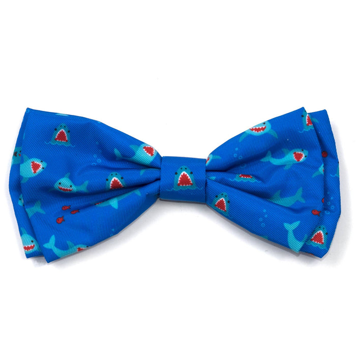 Chomp Bow Tie: Blue / Large
