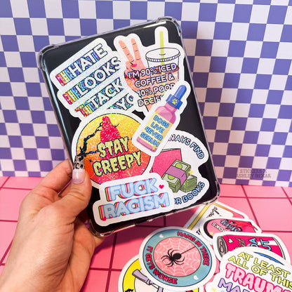 Easily distracted by dogs sticker