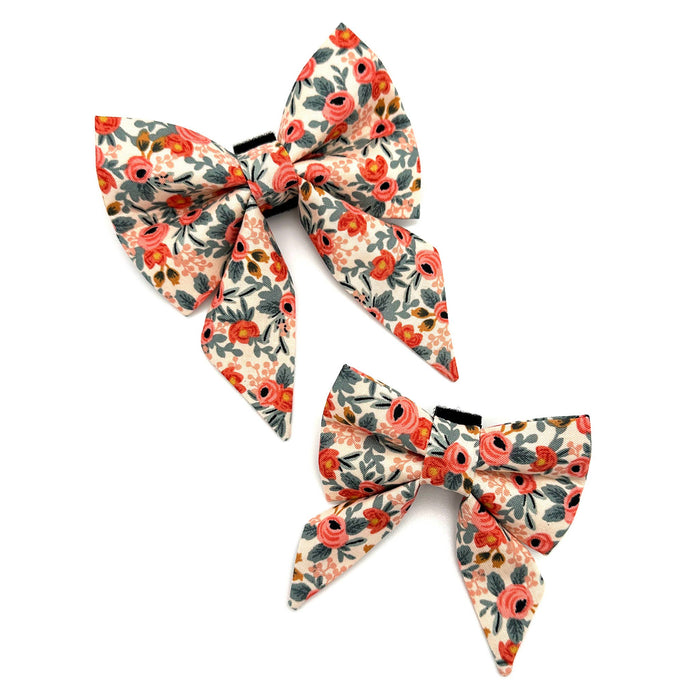 Rose Sailor Dog Bow : Large