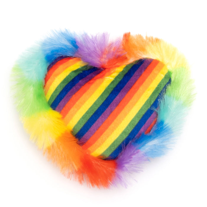 Pride Heart Cat Toy: Multicolored / One Size Fits Most