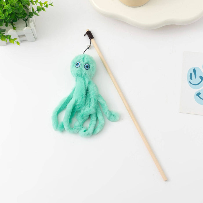 Moo - Octopus Cat Teaser Wand: Pink