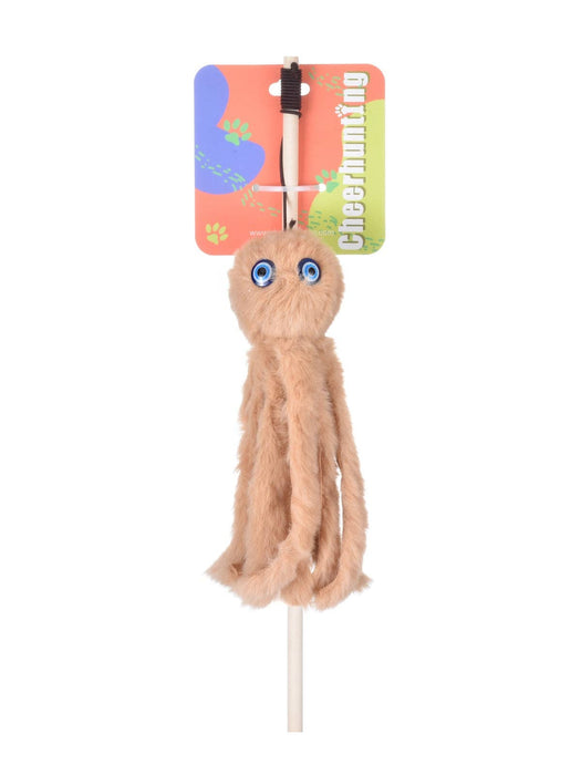 Moo - Octopus Cat Teaser Wand: Pink