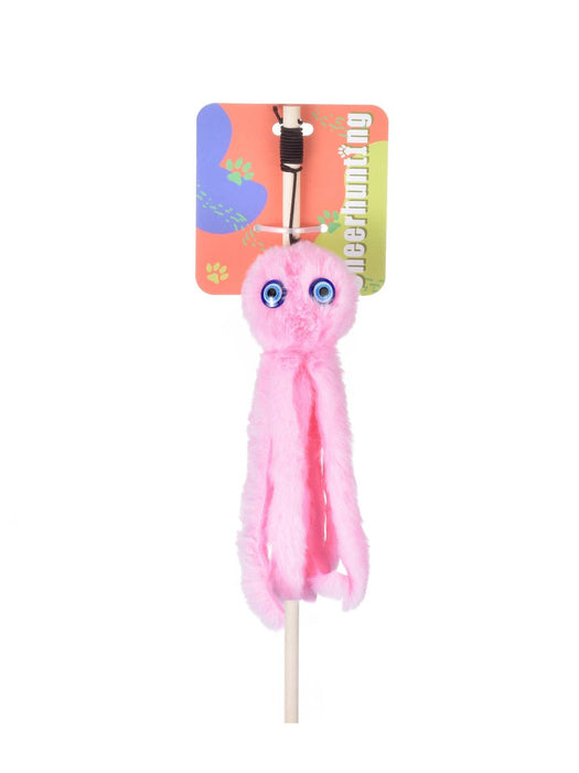Moo - Octopus Cat Teaser Wand: Pink