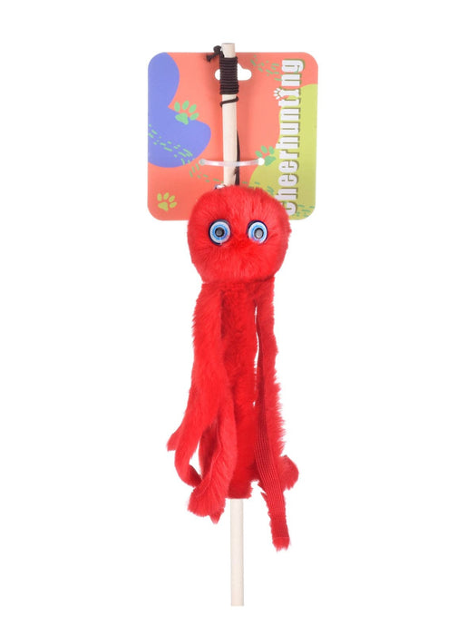 Moo - Octopus Cat Teaser Wand: Pink