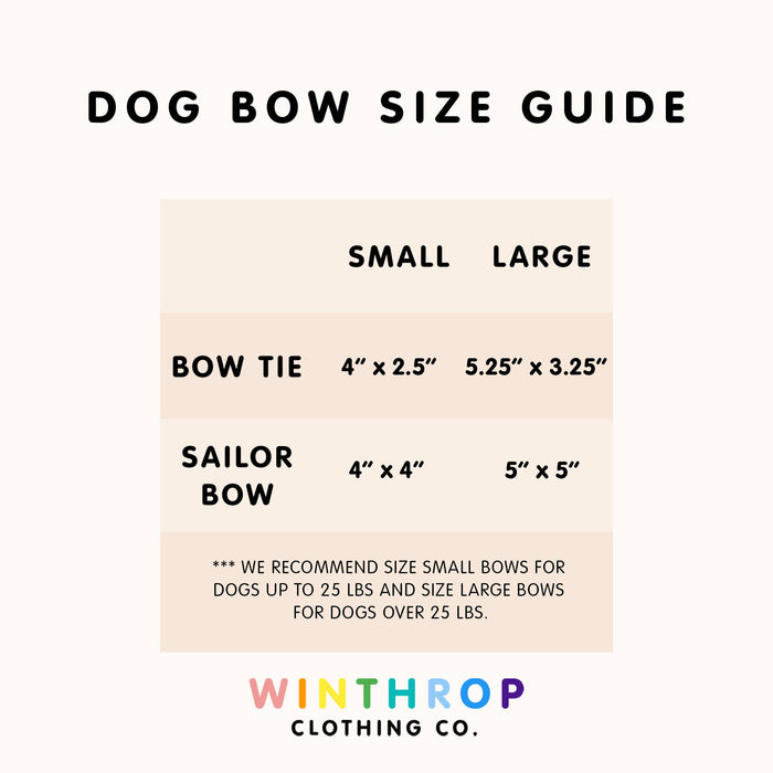 Pink Polka Dot Sailor Dog Bow: Large