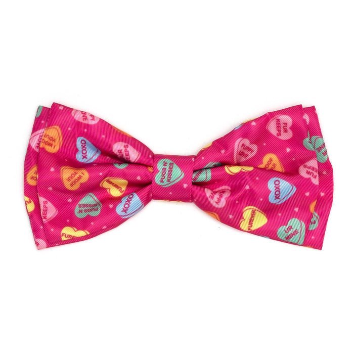 Puppy Love Bow Tie: Pink / Small