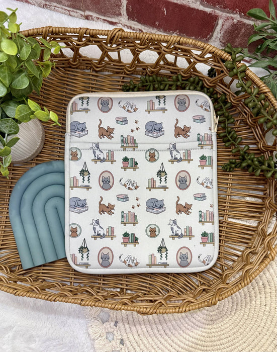 8x10 Cat Book Sleeve | Book Sleeve | Kindle Storage