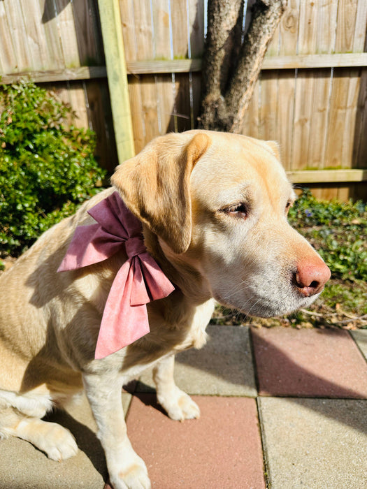 Lilac dog sailor bow tie: Large / For dog