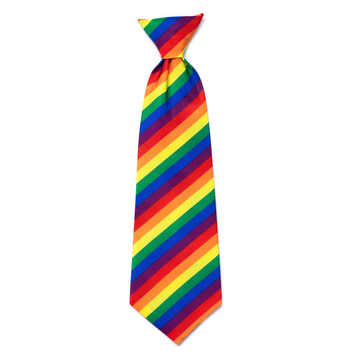 Rainbow Neck Tie: Multicolored / Small