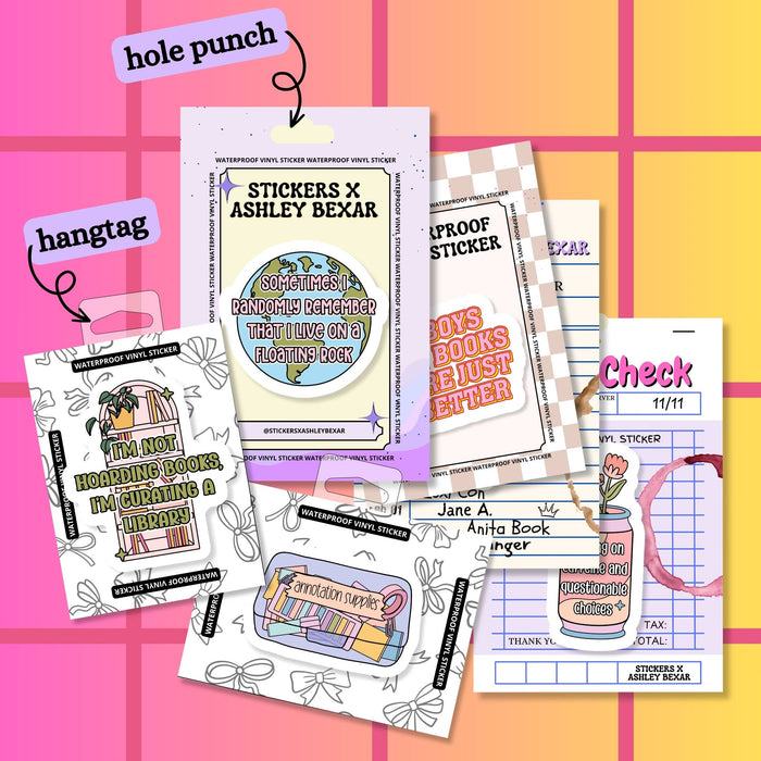 Cat Cats Cat Mom Funny Waterproof Vinyl Sticker: Matte / Done!