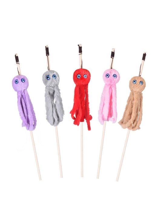Moo - Octopus Cat Teaser Wand: Pink