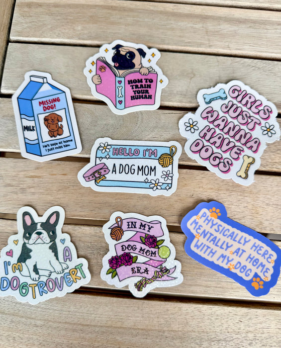 Dog Mom Stickers