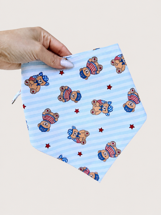 Patriotic Teddy Bandana