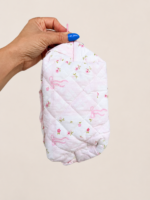 Quilted Makeup Bag