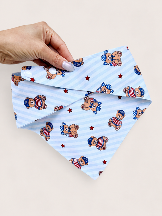 Patriotic Teddy Bandana