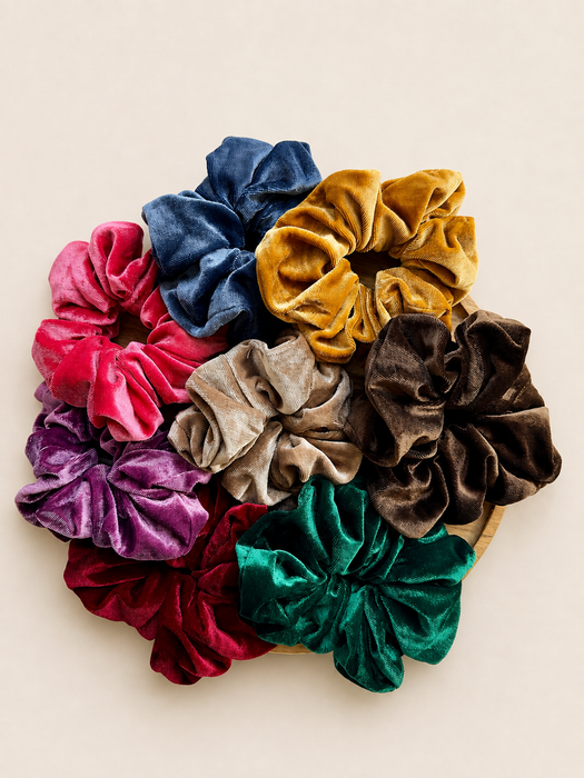 Oversized Velvet Scrunchie