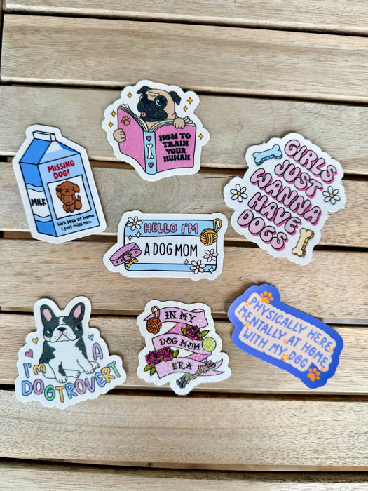 Dog Mom Stickers