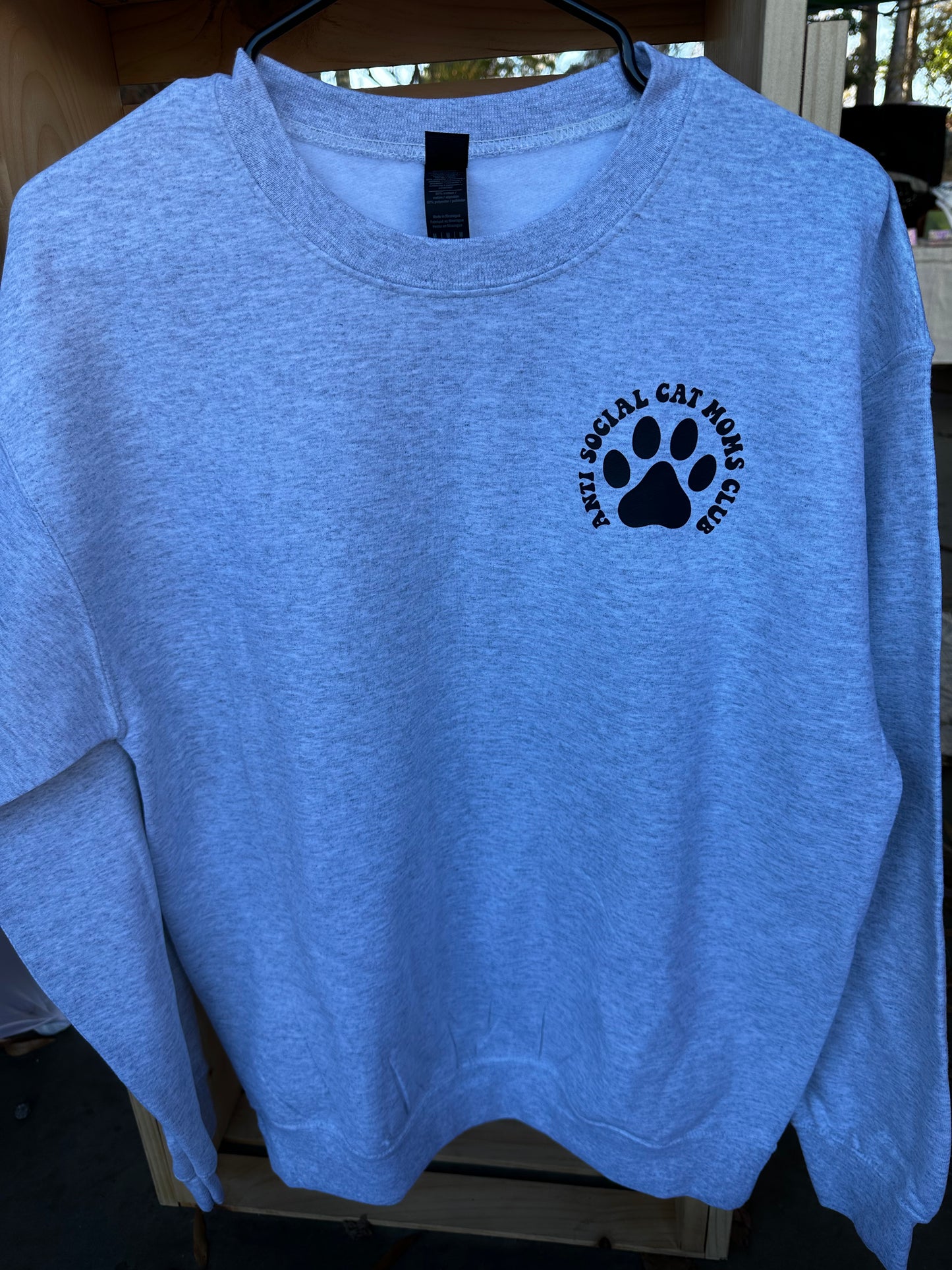 Anti Social Cat Moms Club Sweatshirt