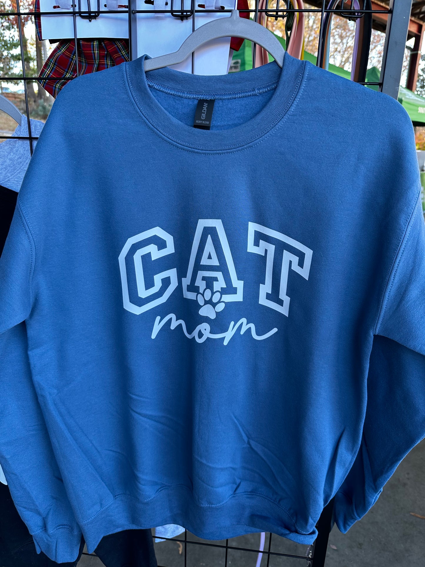 Cat Mom Crewneck Sweatshirt