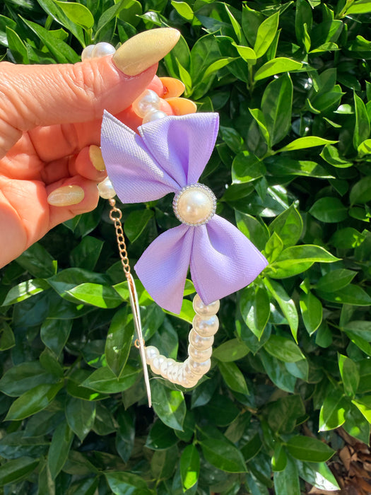 Pearl Bow Necklace