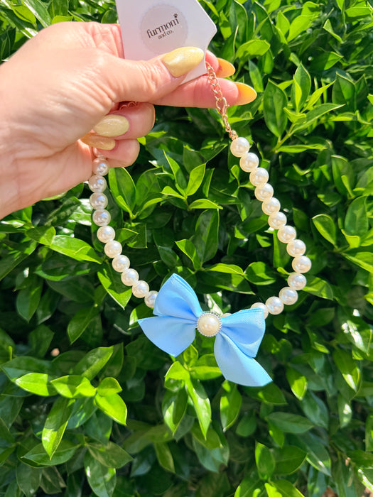 Pearl Bow Necklace