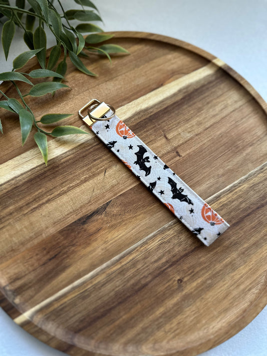 Batty for Pumpkins Key Fob