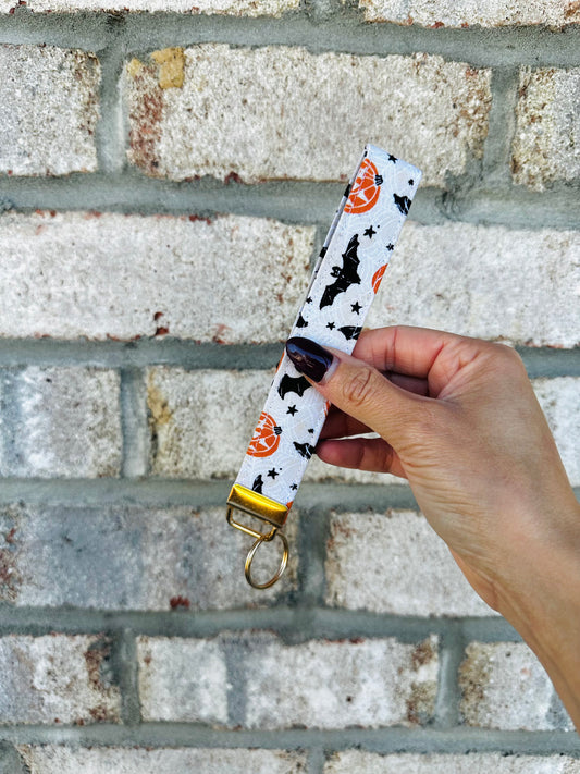 Batty for Pumpkins Key Fob