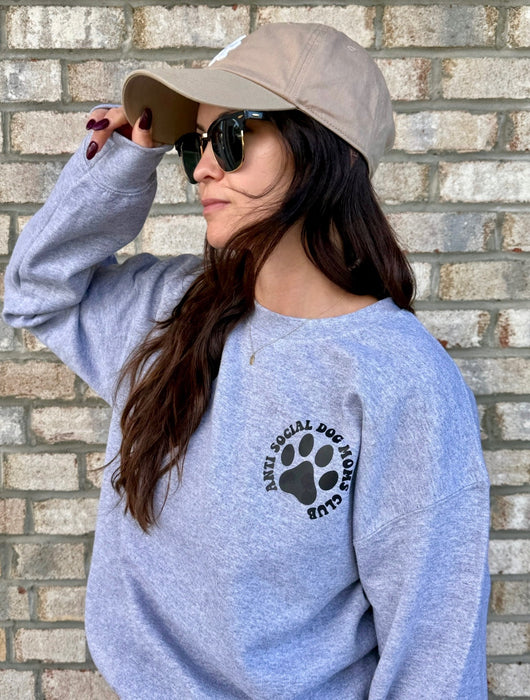 Anti Social Dog Moms Club Sweatshirt