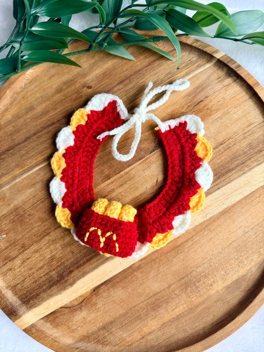Fries Crochet Bandana