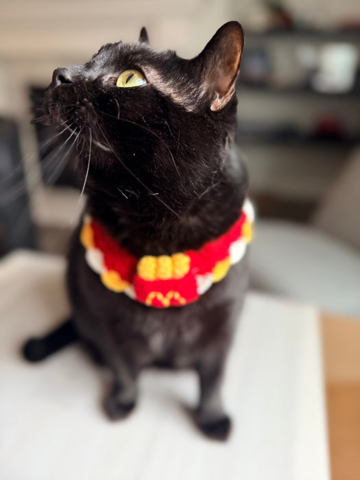 Fries Crochet Bandana