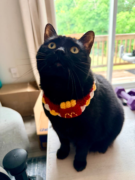 Fries Crochet Bandana