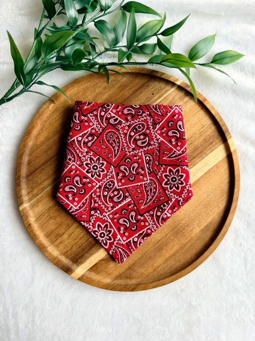Cherry Paisley Bandana