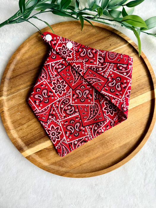 Cherry Paisley Bandana