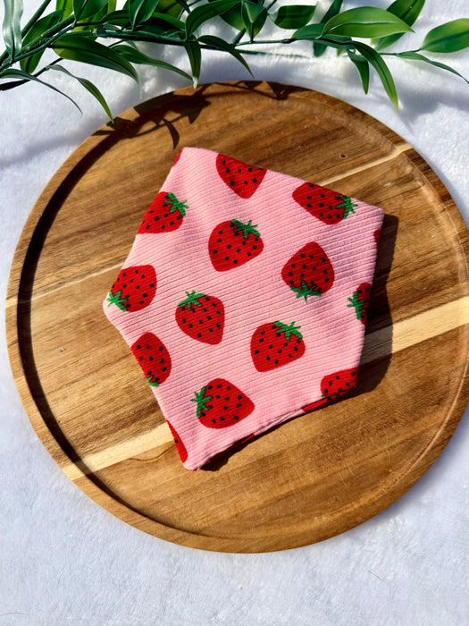 Strawberry Fields Knit Bandana