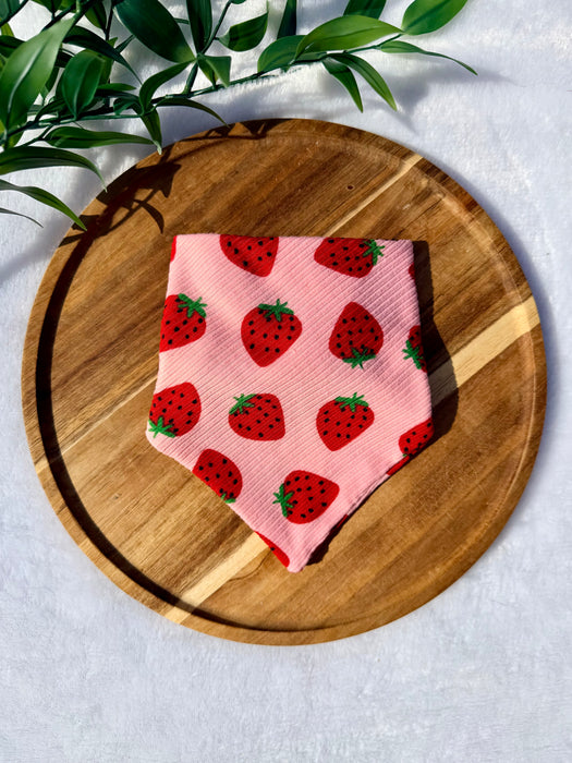Strawberry Fields Knit Bandana