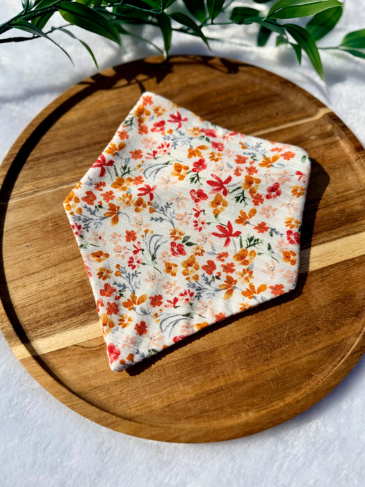 Peach Petals Knit Bandana