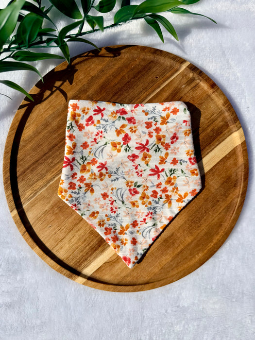 Peach Petals Knit Bandana