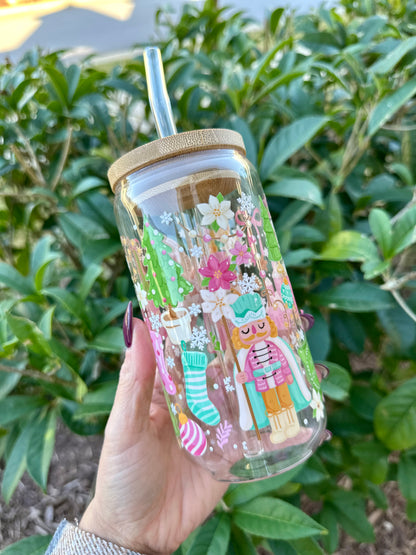 Dreaming Of A Nutcracker Glass Cup