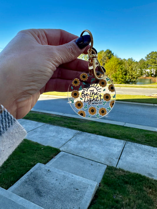 Be The Light Keychain