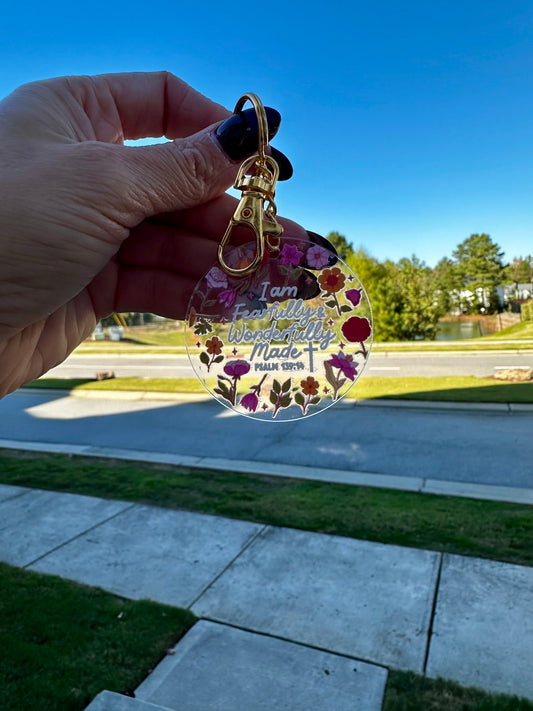 Fearfully Wonderfully Made Keychain