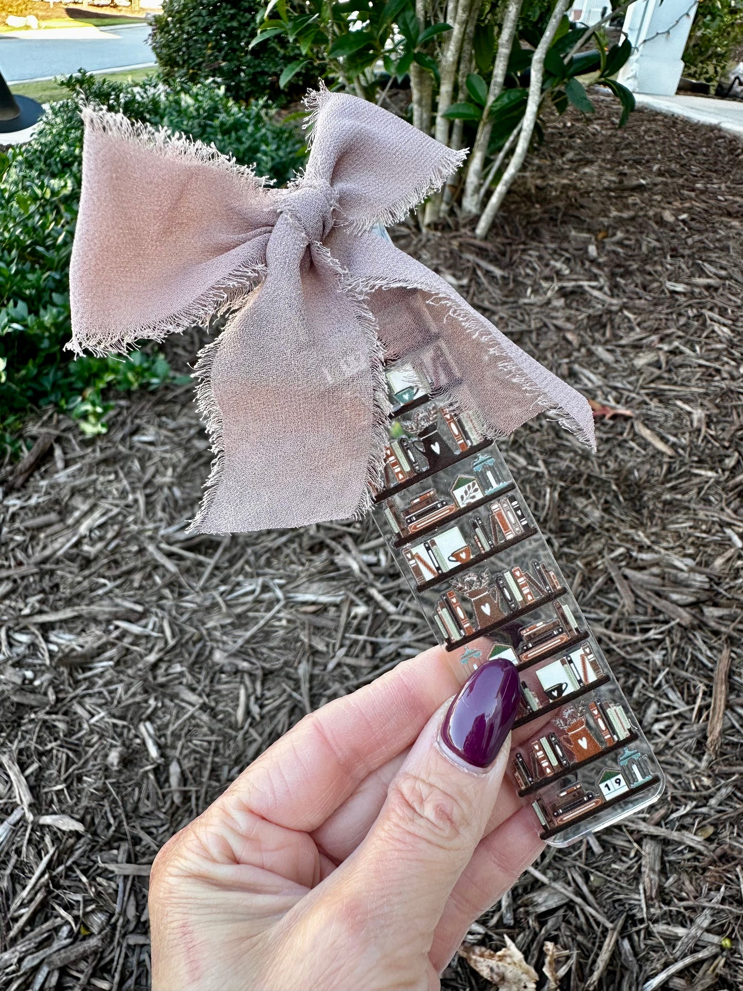 Boho Bookshelf Bookmark