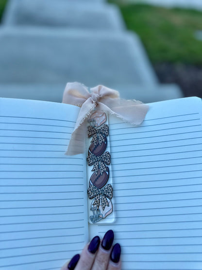 Football Girly Bookmark