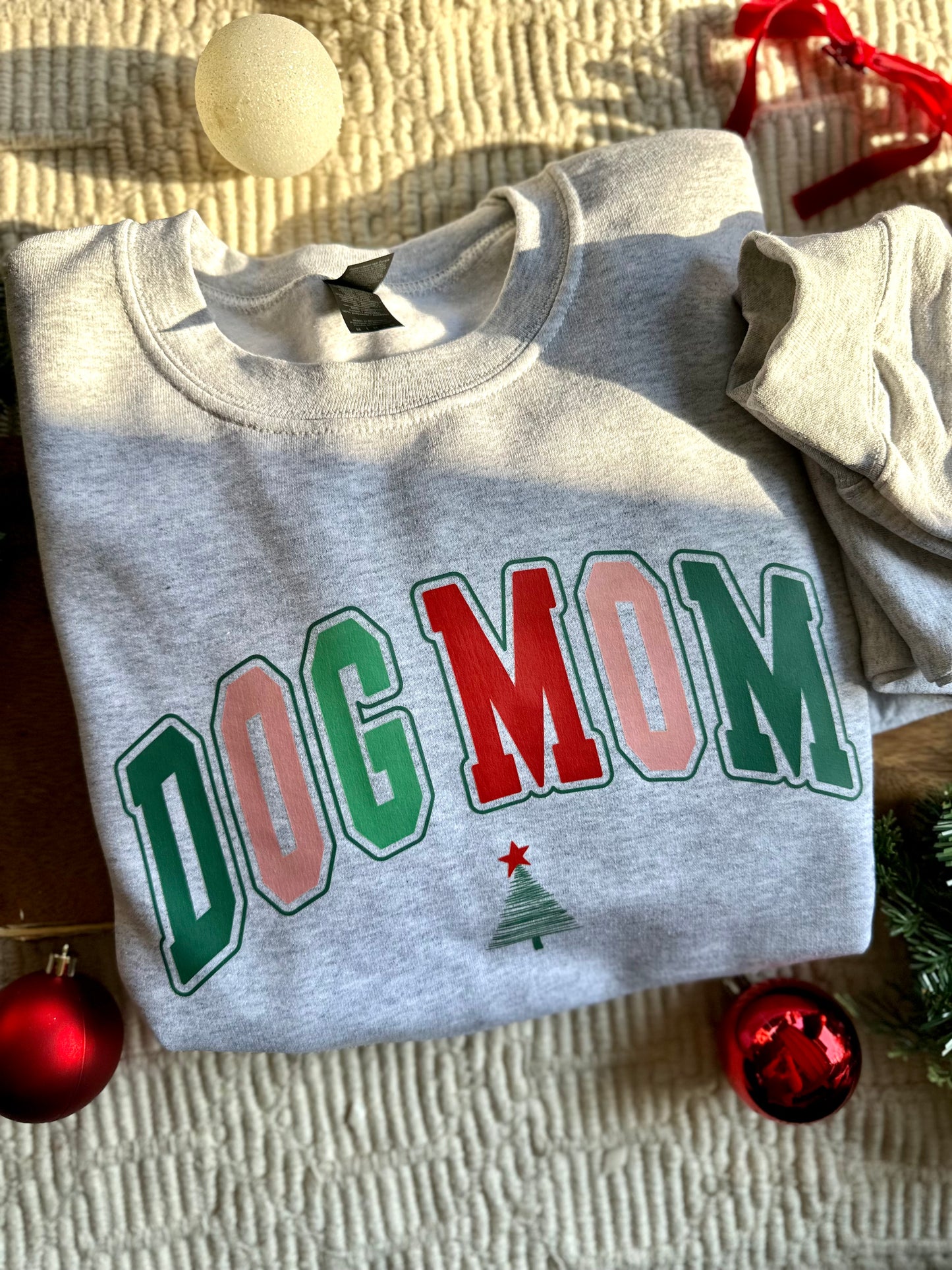Dog Mom Crewneck Sweatshirt