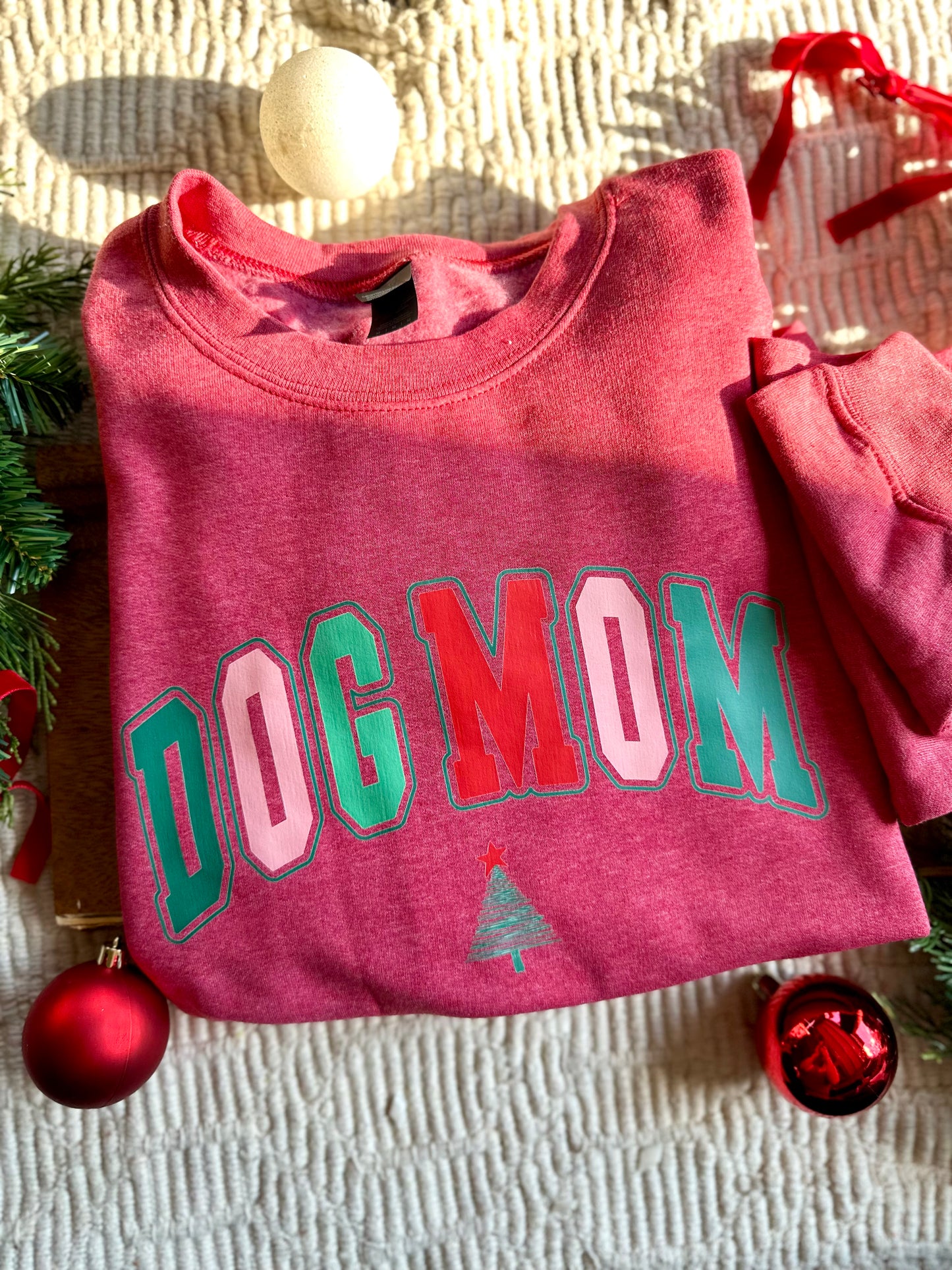 Dog Mom Crewneck Sweatshirt