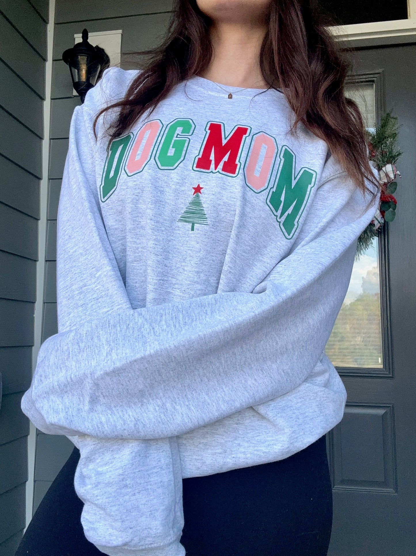 Dog Mom Crewneck Sweatshirt