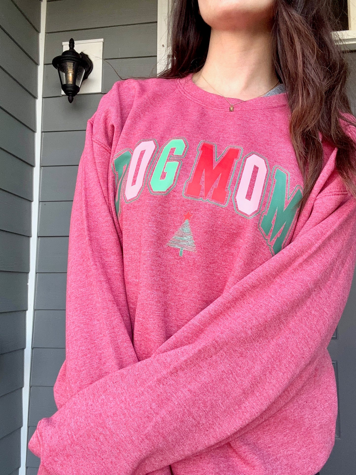Dog Mom Crewneck Sweatshirt