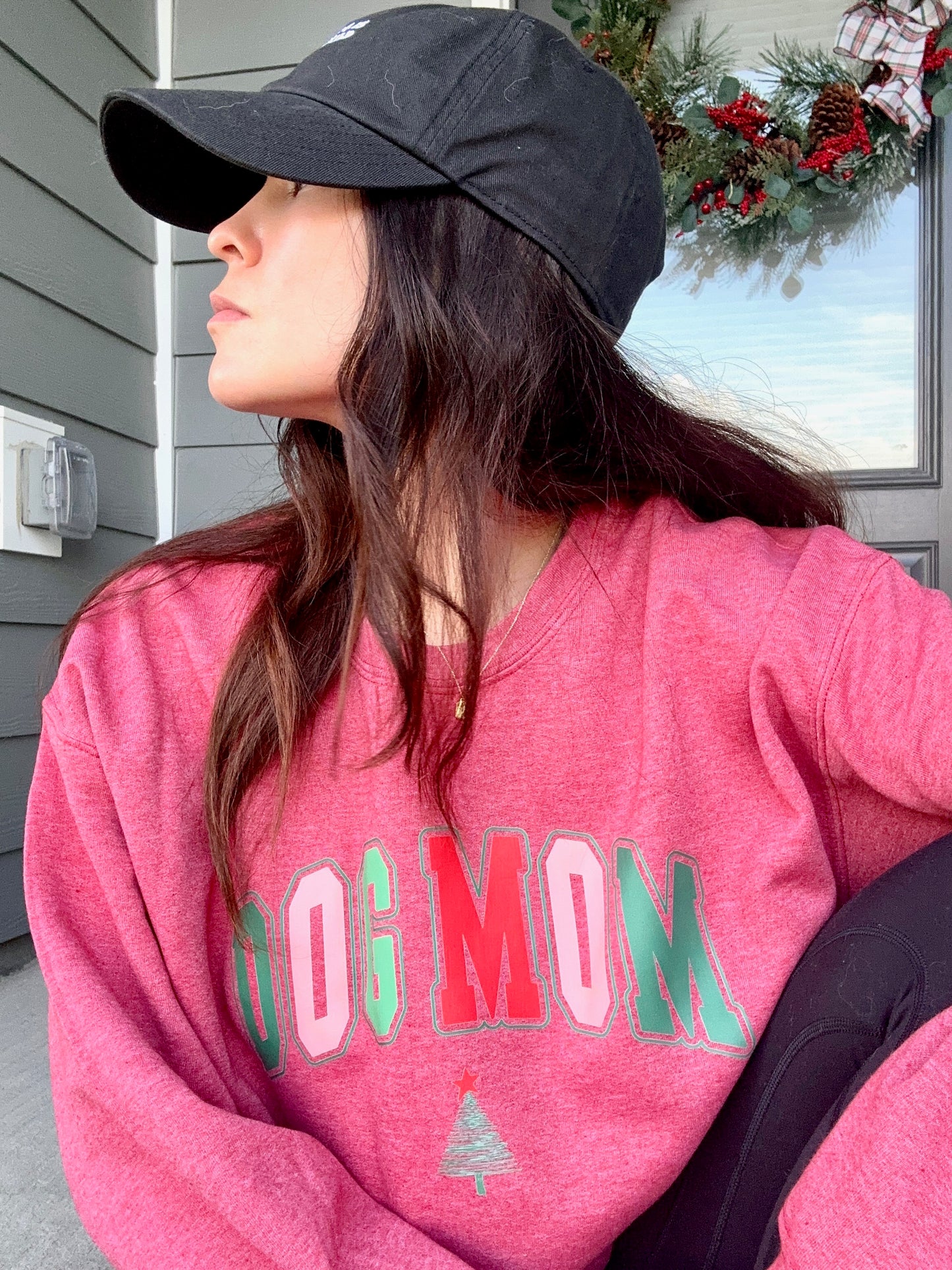 Dog Mom Crewneck Sweatshirt