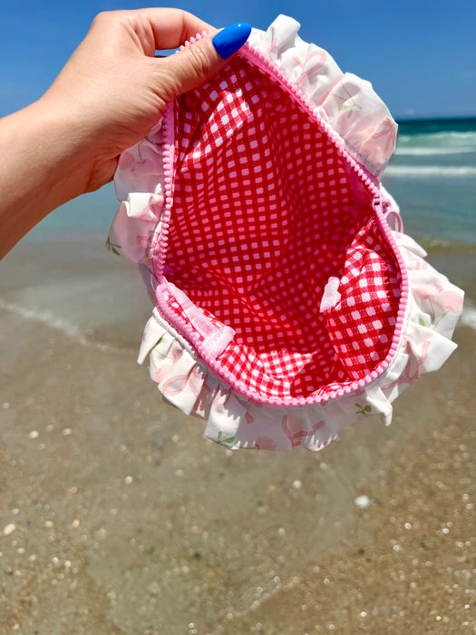 Quilted Makeup Bag