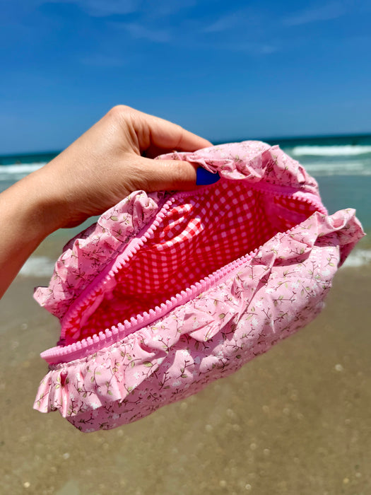 Quilted Makeup Bag